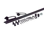 Schuifdeurbeslag hoefijzer model zwart, 200cm rail SP 65