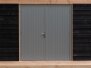 Toepassingsfoto Meranti dubbele deur grijs gegrond