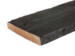 Douglas Hout Potdekselplank zwart gespoten 22x150 mm fijnbezaagd close