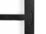 Stalen schuifdeur zwart met glas, 957x2095mm, 6 vaks STD 03 afbeelding 2