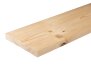Planken Vurenhout 22x150mm geschaafd aan 18x145mm close